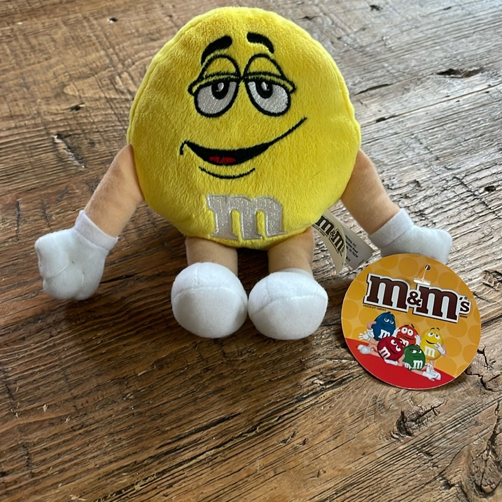 M & M plush candy figure